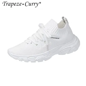 

New listing hot sale Spring and autumn women Flying line Breathable running shoes sports shoes TR1