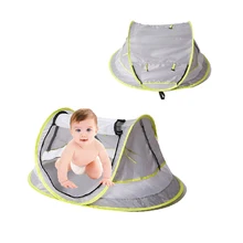 Портативная кровать с противомоскитной сеткой для детской комнаты, Летняя Пляжная палатка, УФ-защитная сетка для детской кроватки, украшение для детской комнаты, москитная сетка для малышей
