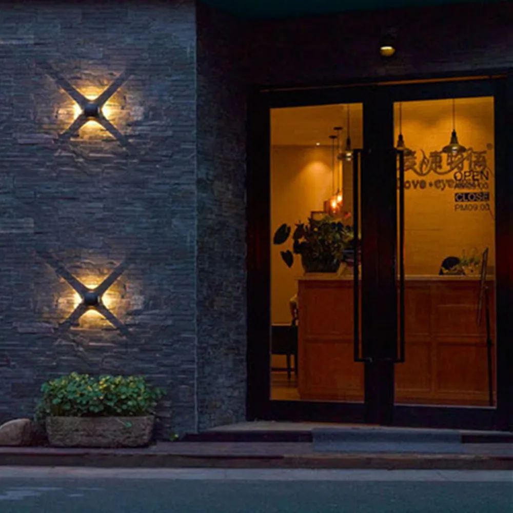 

Creative wall light Sconces Wall Lights LED Aluminum Round Waterproof Light Home Decoration wall lamp outdoor wall light home