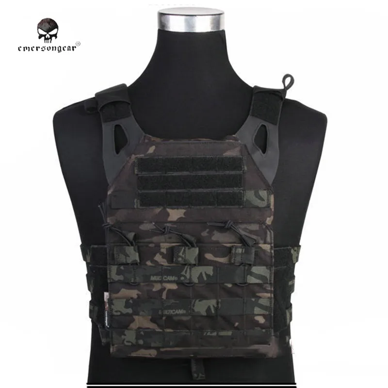 

Emersongear JPC Tactical Vest Simplified Version Jumper Carrier Vest Combat Gear Back Support Multicam Black Hunting Vest EM7344