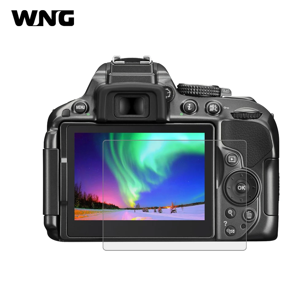 2.5D камера ЖК-экран протектор самоклеящееся стекло 0 3 мм для Nikon D5300 D5500 |