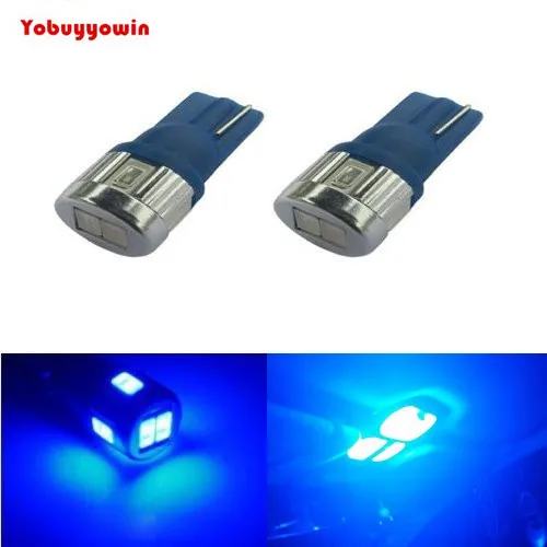Extremely Bright 5730 SMD 194 168 2825 W5W T10 LED Bulbs,Ultra Blue