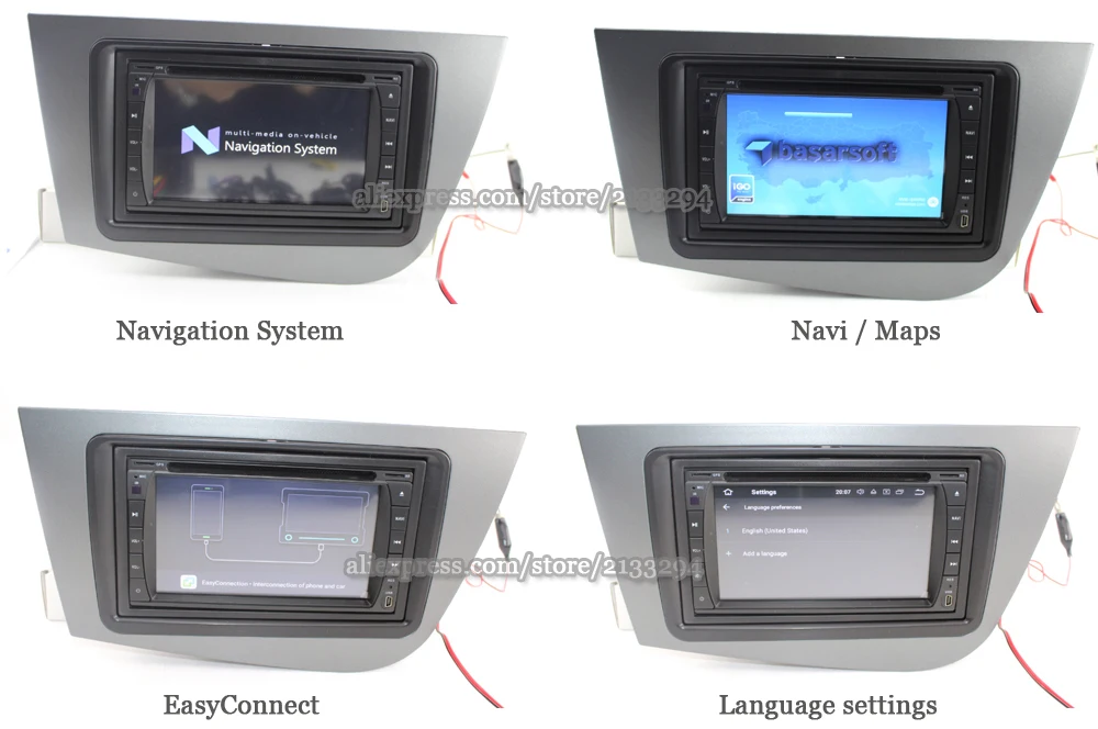 Excellent Liandlee Android 7.1 UP For Seat Leon MK2 2005~2012 Stereo BT Video Wifi DVD Player Carplay Map GPS Navi Navigation Multimedia 12
