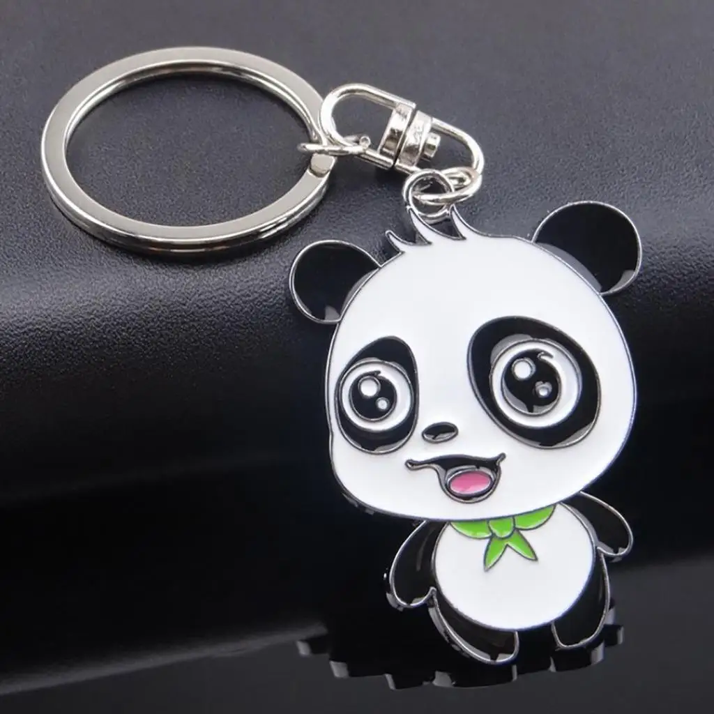 LNRRABC 2018 nuevo Panda titular Metal coche clave llavero encantador moda bolso colgante llavero de regalo llavero lindo llaveros porte clef LNRRABC 2018 nuevo Panda titular Metal coche clave llavero encantador moda bolso colgante llavero de regalo llavero lindo llaveros porte clef