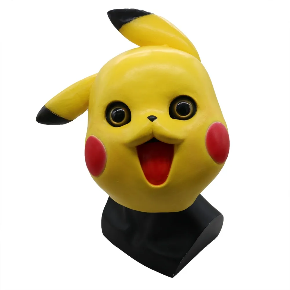 2019-New-Movie-Detective-Pikachu-Mask-Cosplay-Pikachu-Latex-Mask-For-Kids-Adult-Helmet-Costume-Prop