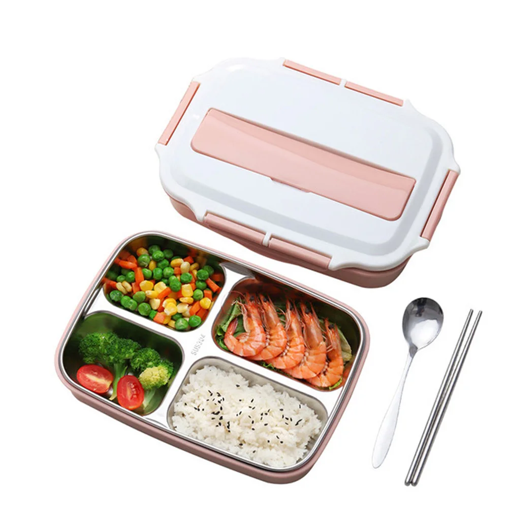 

Leakproof Lunch Box 304 Stainless Steel Kid Adult Bento Boxs Japanese Food Container Portable Picnic Storage