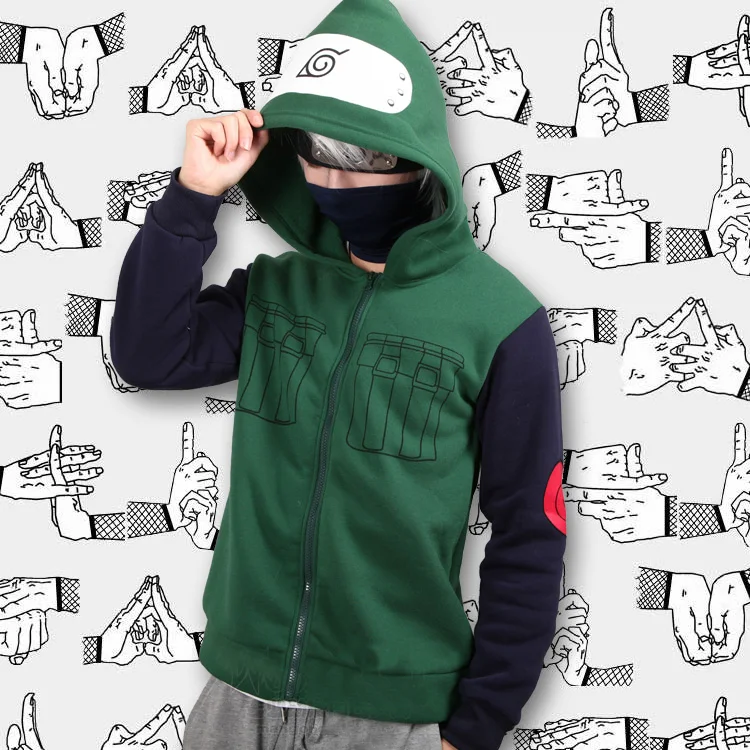 2017 Primavera Naruto Shippuden Hatake Kakashi Cosplay Traje Hombres Mujeres Chaqueta Con Capucha Naruto Cos Ropa Ninjia Sudaderas Jacket Naruto Hoodie Jacketnaruto Sweatshirt Aliexpress
