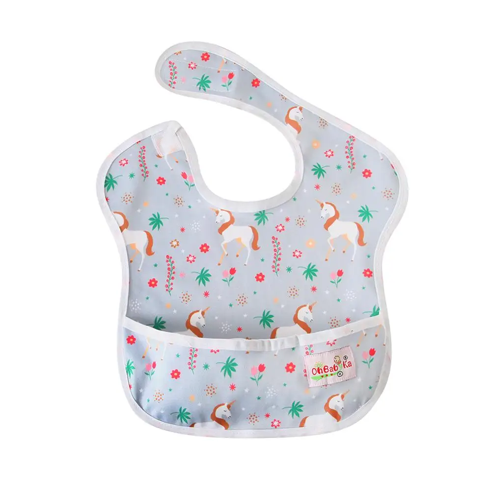 baby feeding bibs with sleeves