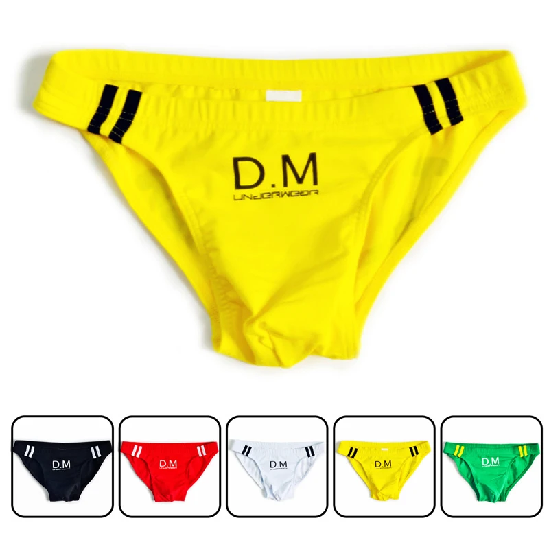 

2019 underwear men's low-rise cotton sexy youth cute cartoon smiling briefs tide men's large size briefs mens underwear briefs