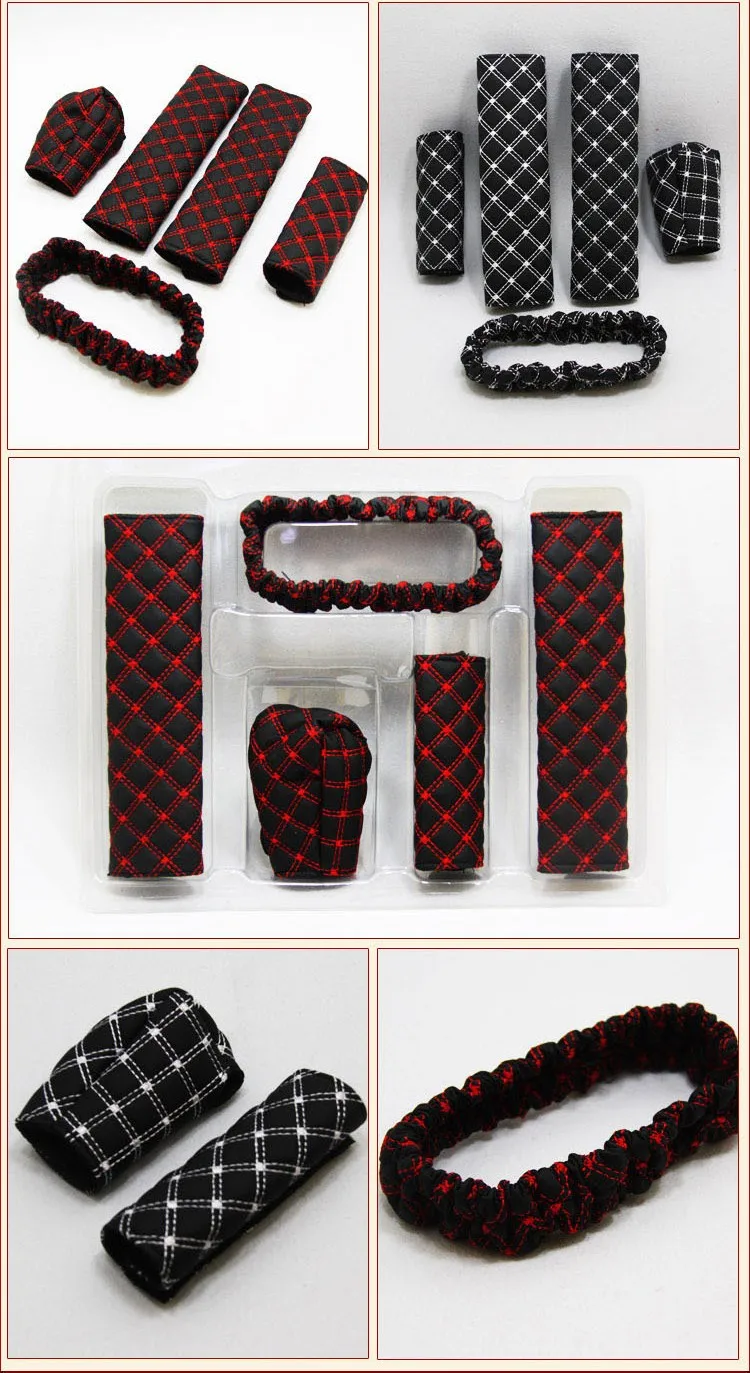 Good-Line-PU-Leather-Automotive-Interior-Car-Decoration-5pcs-Sets-12