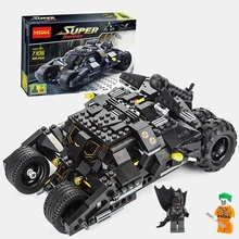 Decool Batman Tumbler Compatible With LEGO Super Heroes Batman Batmobile Building Blocks DC Marvel Minifigures Toy Birthday Gift