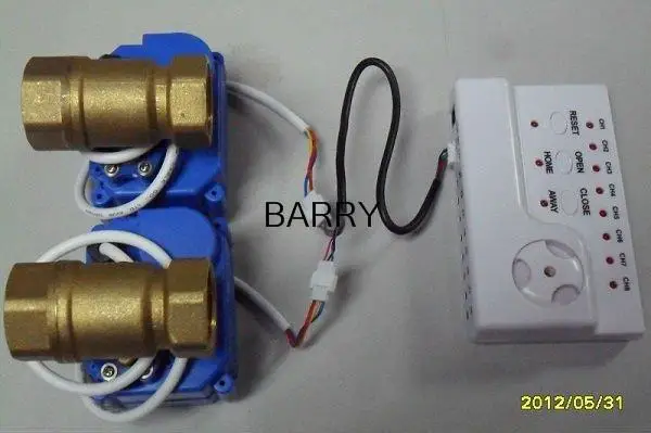 

Water Leakage Detector Alarm Monitor Tester Flow Meter Sensor Water Overflowing Water Saver DN15 G1/2 Double Valves