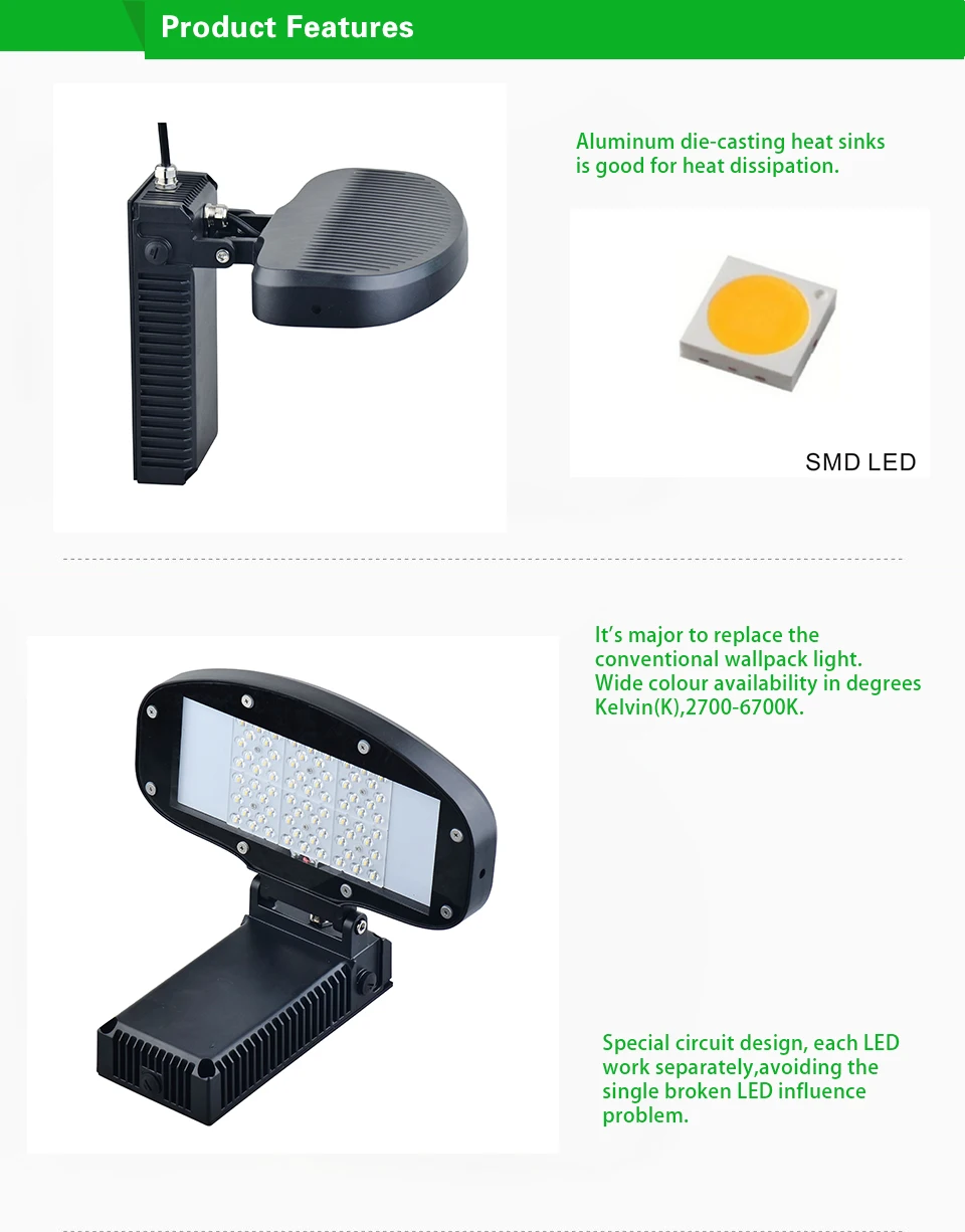 Free-shipping-outdoor-60W LED-wallpack light-200w-HPS MH-Equivalent-5-years-warranty (5)