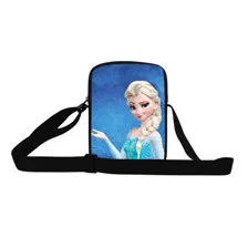 Anna Princess Elsa Childrens Leisure Messenger Shoulder Backpack Bag Cartoon 
