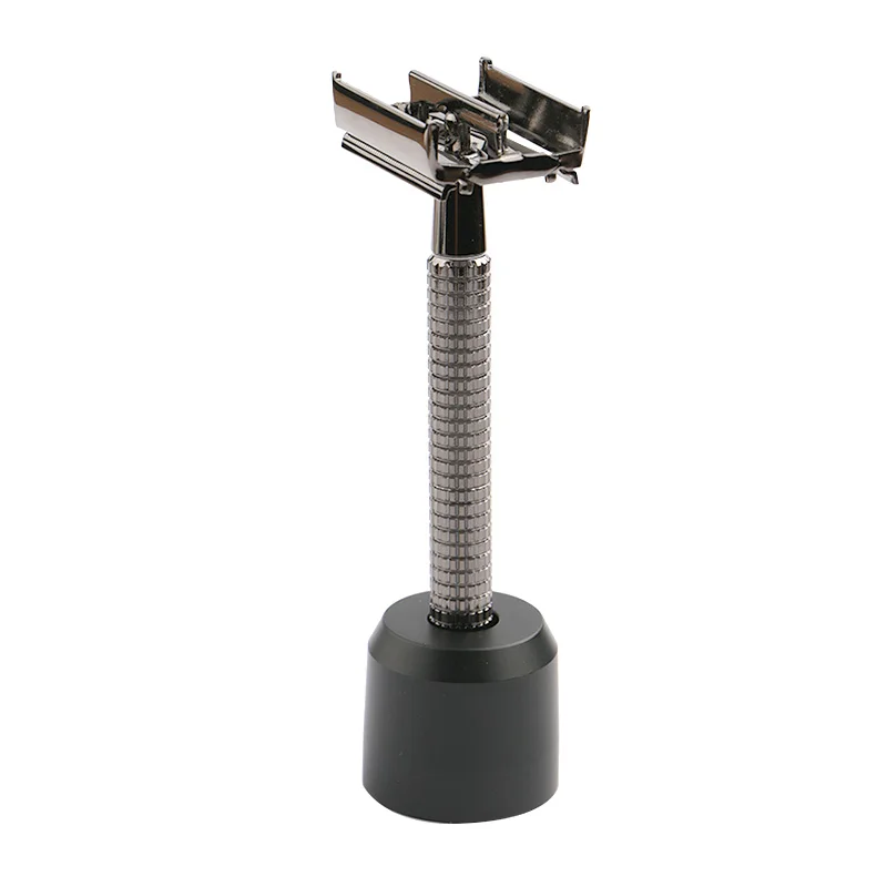HAWARD Zinc Alloy Safety Razor Base Stand Use For Double Edge Safety Razor Shaving Razor Stand 3