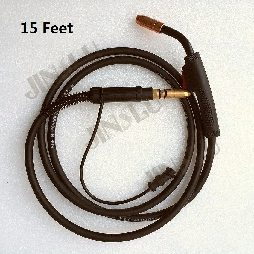 15 Feet 180A Miler Connector Replacement Tweco MIG Welding Gun Torch