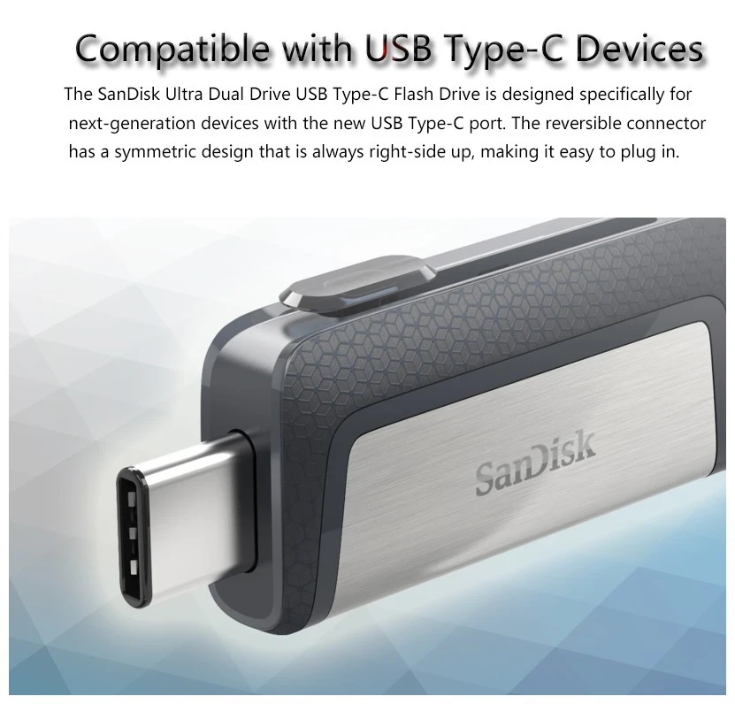 Двойной Флеш-накопитель SanDisk SDDDC2 Экстрим Тип-C 128GB 64GB двойной OTG USB флеш-накопитель 32 ГБ флэш-накопитель USB флешки Micro USB флэш-Тип C 16 Гб