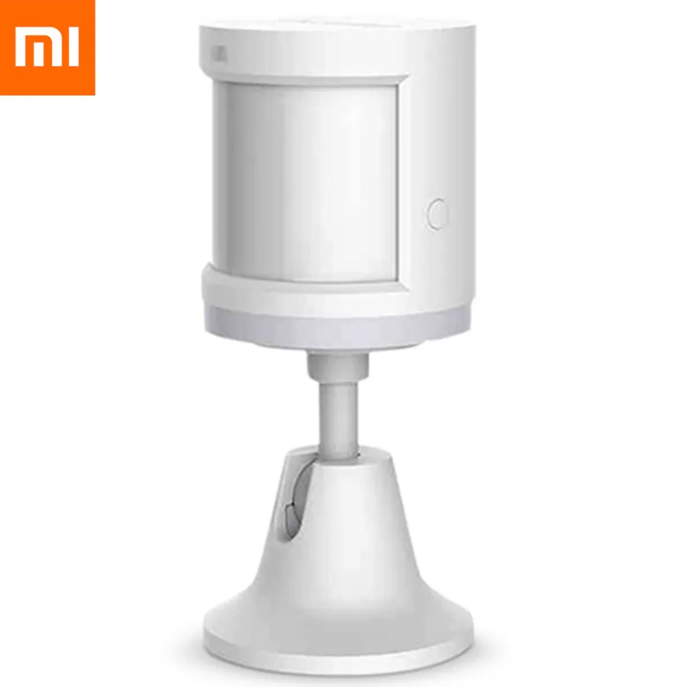 Original Xiaomi Home Aqara ZigBee Body Sensor Human Smart House Holder 7m Detection Distance Motion Sensor Wireless Mihome App