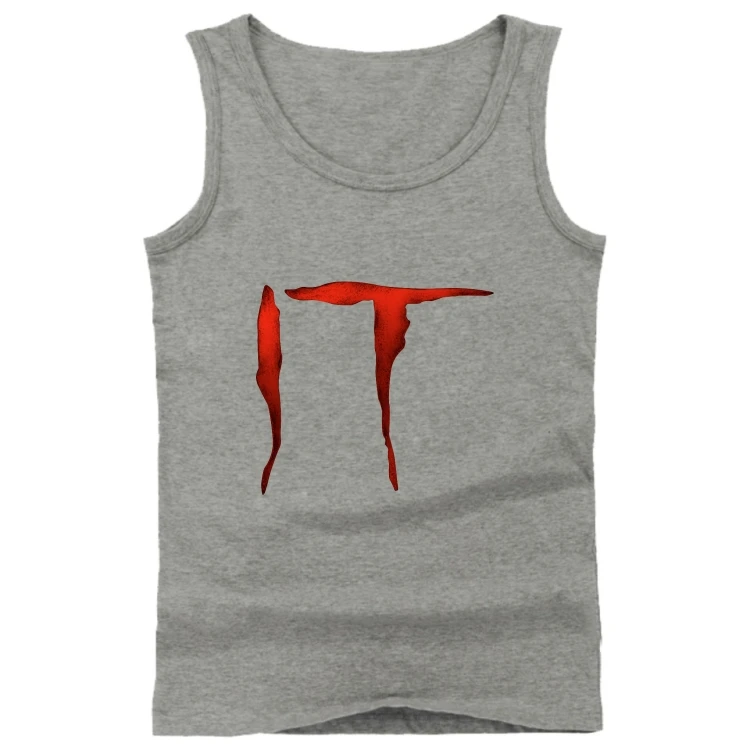 Майка LUCKYFRIDAYF Stephen King's It из фильма ужасы летние майки мужские топы для