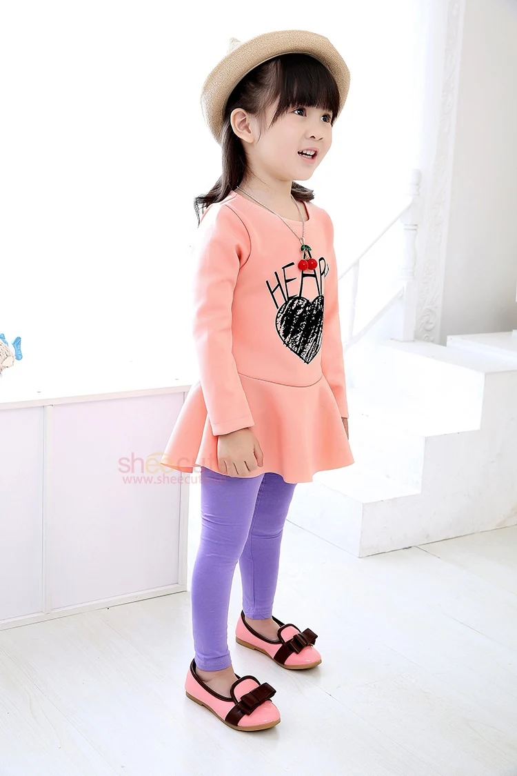 SheeCute Girls Candy Color Leggings 2-13Y Children Trousers Baby Kids Pants