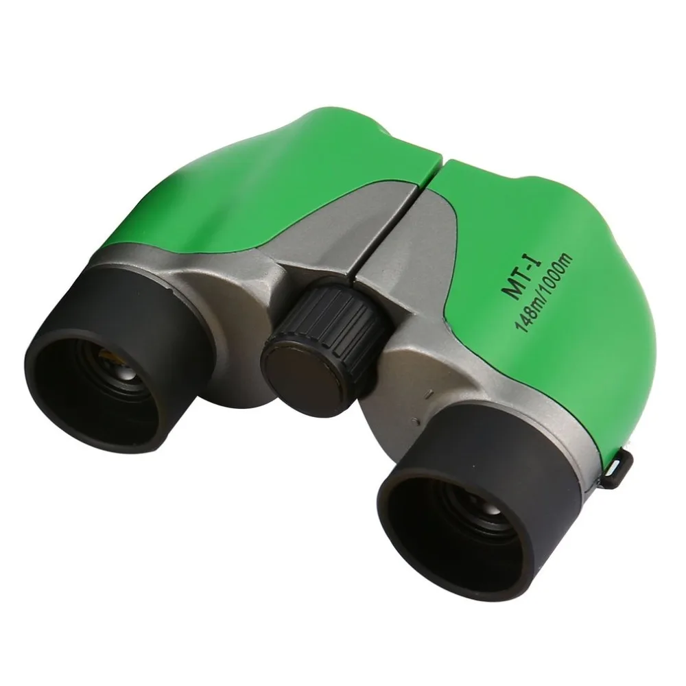 5X15 Compact Binocular Telescope HD All optical Green Film for Adults