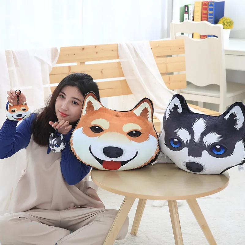 Kawaii подушка для собаки щенка Ститч Саше кукла подвеска мягкий плюшевый чучело