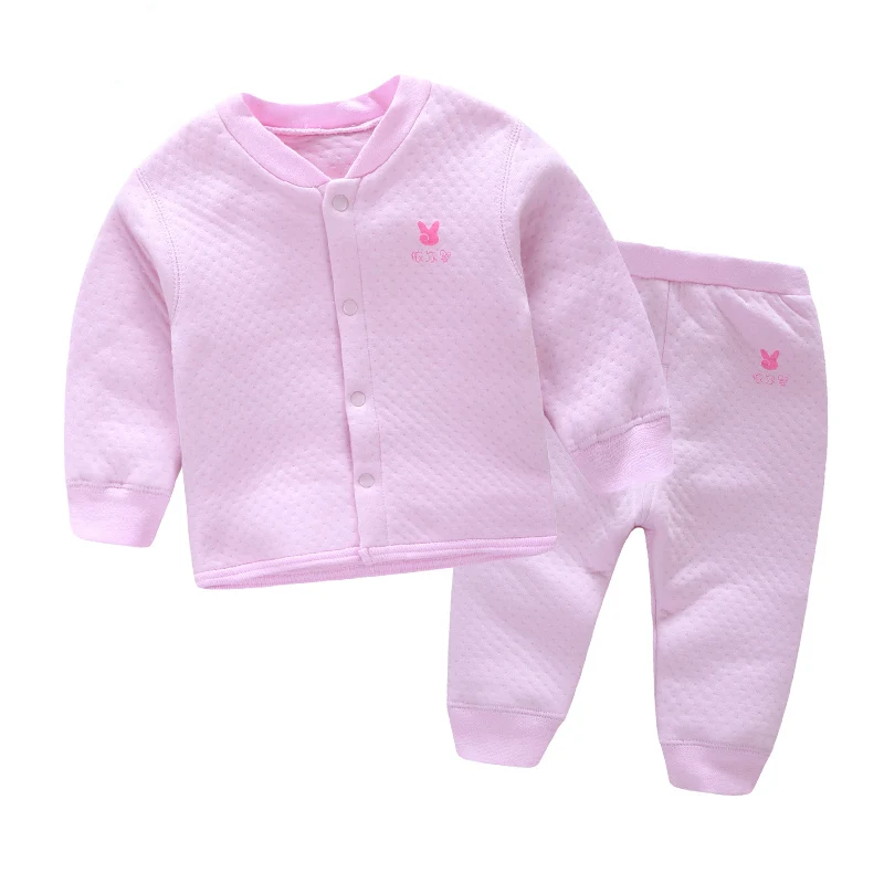 YiErYing Newborns Clothing Leisure Long Sleeve Pure Color Cotton T