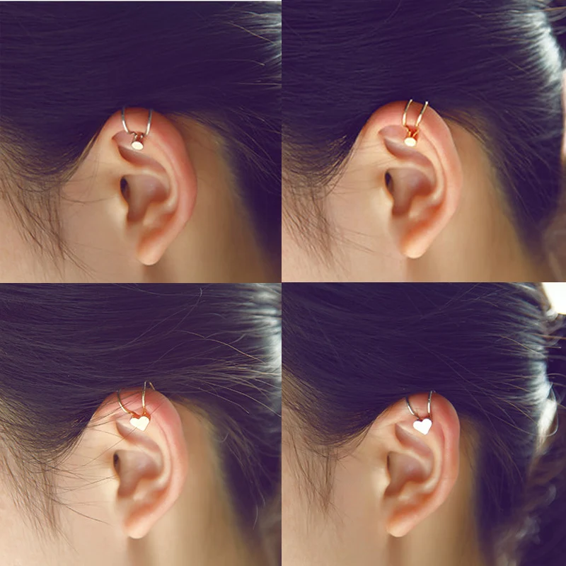 

Clip earrings without false Female lovely jewelry single drill clip earrings ear clip earrings ear pierced ears Jewelry gift