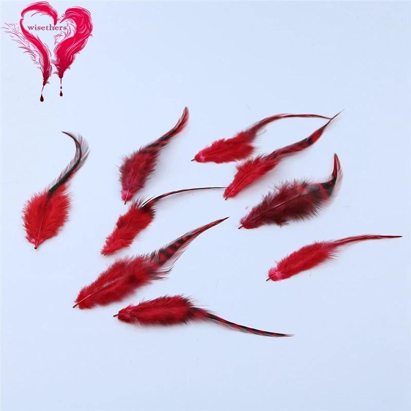 8 red qinghuajian rooster saddle feather 2