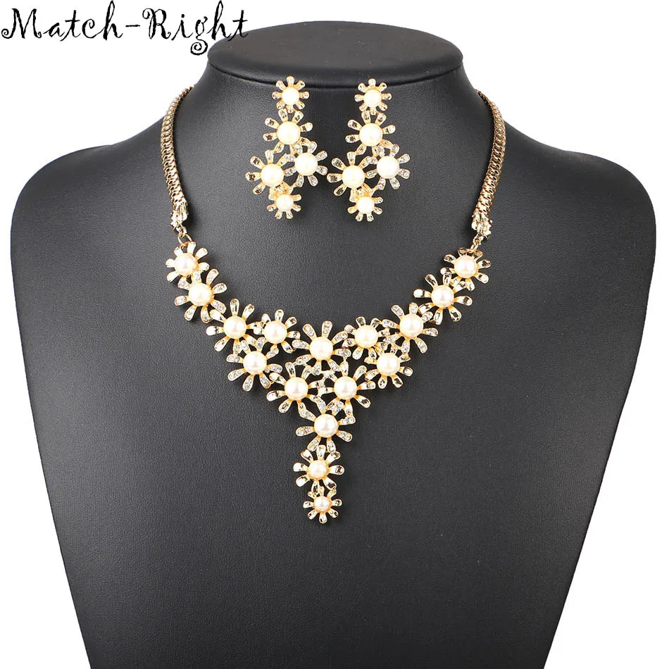 

Match-Right Necklace Simulated Pearl Statement Necklaces Pendants Trendy Jewelry Necklace Women Accessories NL584