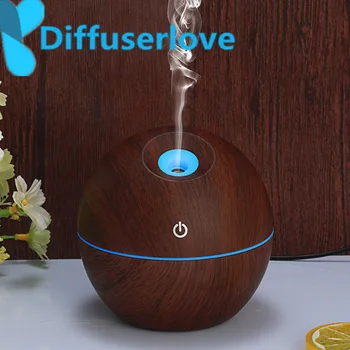 

Diffuserlove 130ml Air Humidifier USB Aromatherapy Essential Oil Diffuser Ultrasonic Aroma Mist Make With 7 Color LED Light