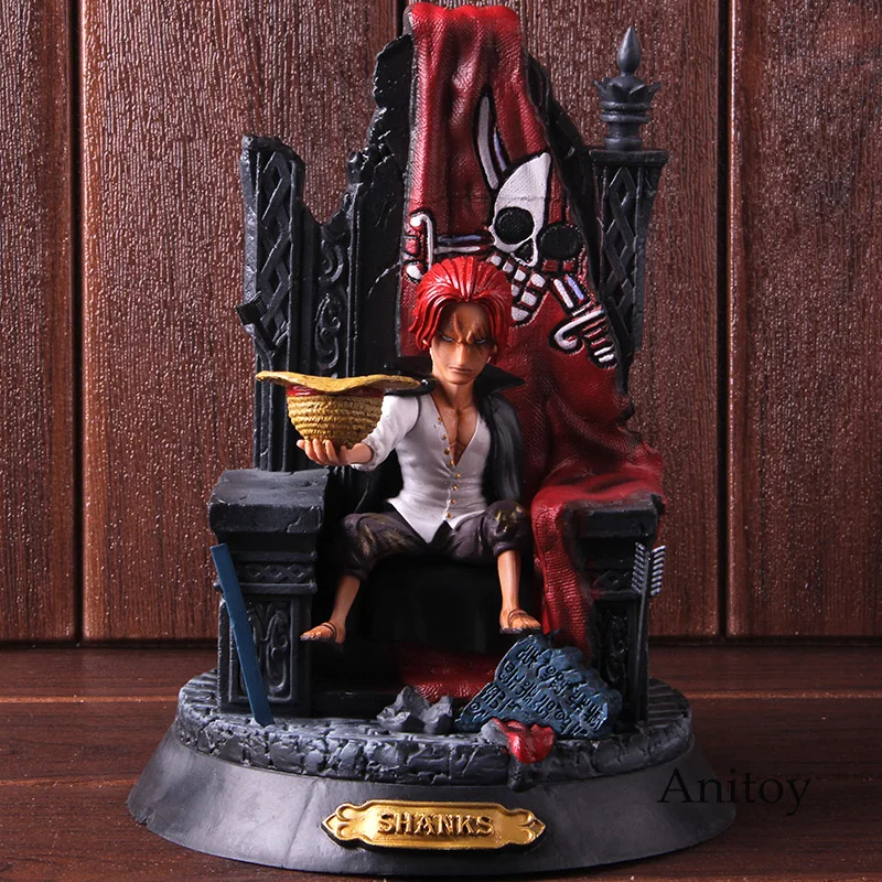 

One Piece Red Hair Four Emperors Shanks Figure Action PVC Collectible Model Toy
