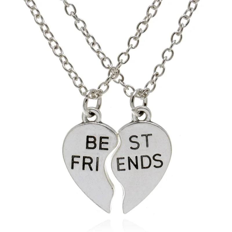Модное женское ожерелье с подвеской в форме сердца 2 шт./компл.|valentine day gift|pendant