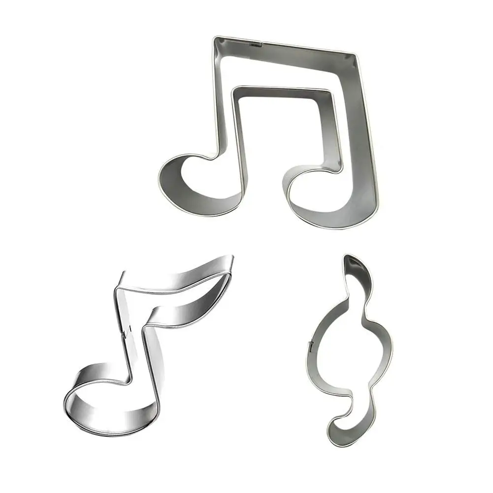 

Waasoscon Cake Decoration Tool Stainless Steel Music Note Fondant Cookie Biscuit Cutter Decorating Mould Pastry Baking Tools