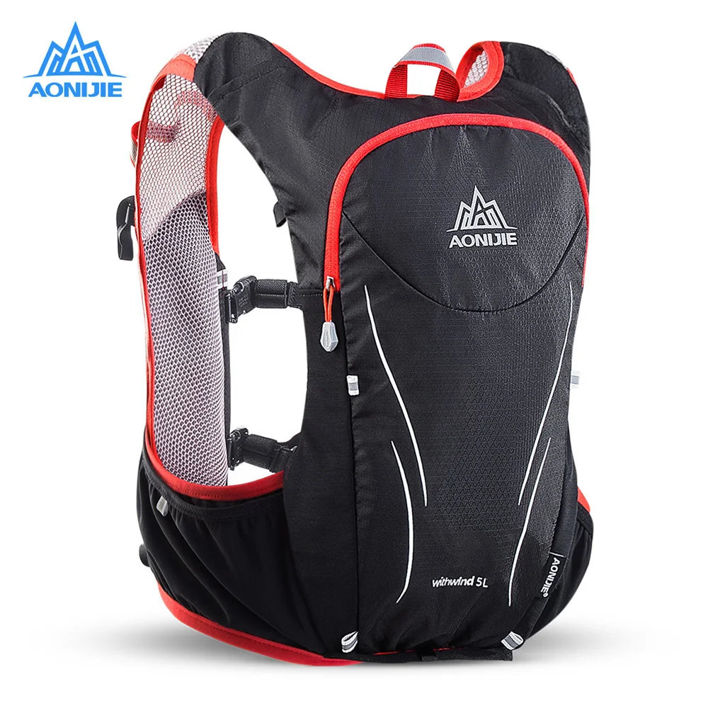 

AONIJIE E906S 5L Upgraded Outdoor Running Bag Marathon Reflective Backpack Hydration Vest Pack