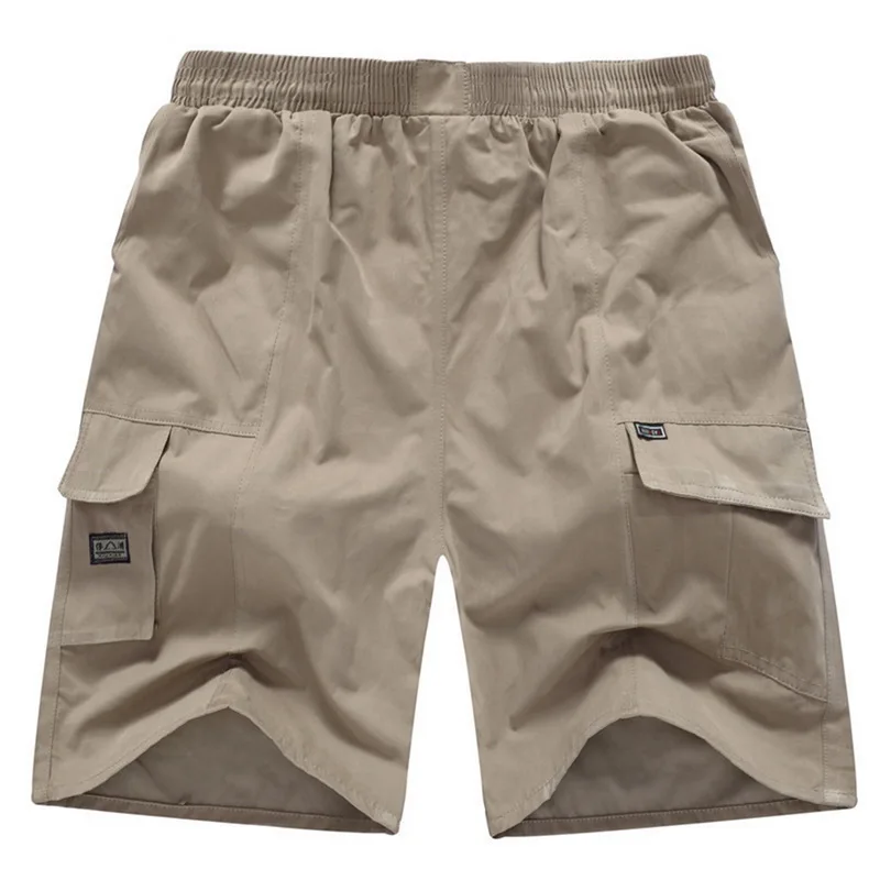 

2019 Plus size Casual Shorts Mens Summer Solid Color Shorts Loose Beach Loose masculina Joggers Outwear Short Pants Homme