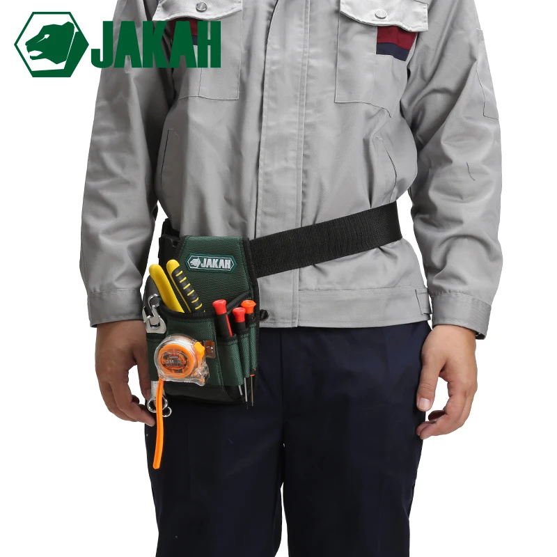 

JAKAH Multifunction Belt Tool Pouch Tool Holder Electrician Waist Tool Bag Convenient Work Organizer Free Shipping