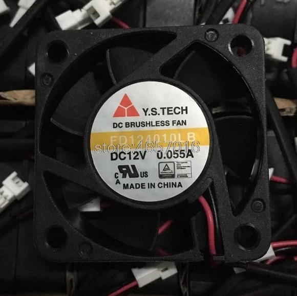 

Original Y.S.TECH 4010 4cm fan FD124010HB 12V 0.09A dual ball bearings 3wires ~