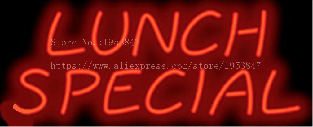 Lunch Speciale Neon teken Real Glazen Buis Lampen Light Bar Beer Club Decoratie Custom Borden Uithangbord Brood Winkel Winkel 17 \x 14\ Lunch Speciale Neon teken Real Glazen Buis Lampen Light Bar Beer Club Decoratie Custom Borden Uithangbord Brood Winkel Winkel 17 \x 14\