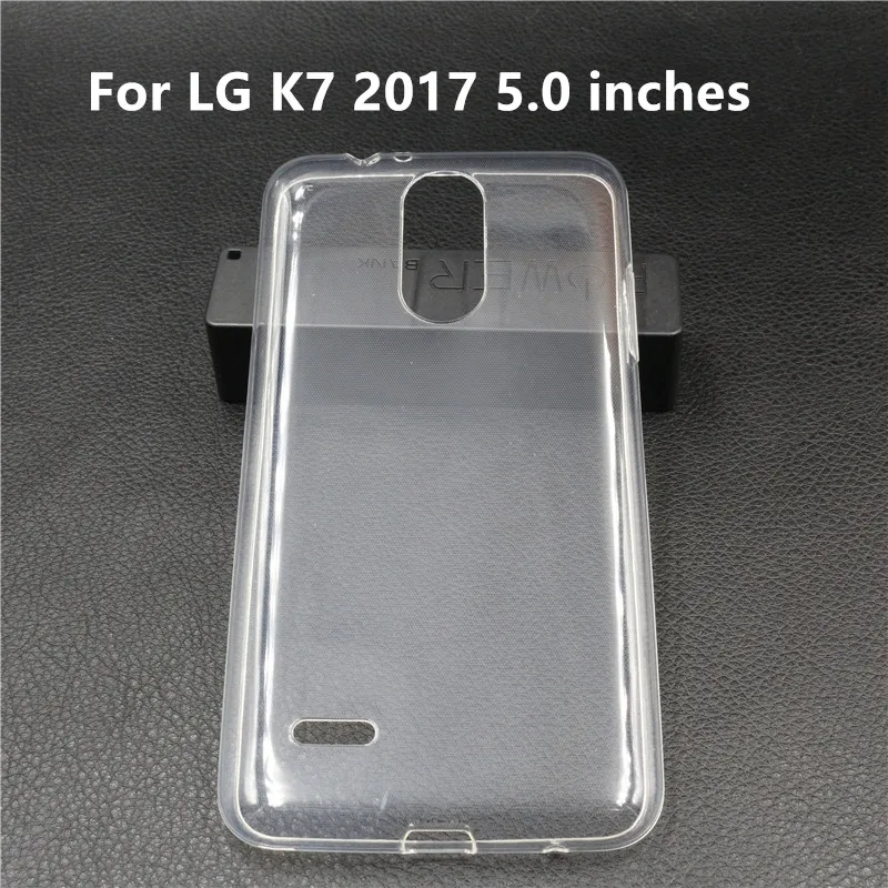 

For LG K7 2017 Phone Case 5.0'' Ultra Thin Soft Silicone Transparent Silicona Back Cover For LG K7 2017 LGK7 K 7 2017 X230 X 230