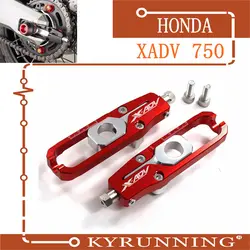 Для honda x adv 750 xadv x-adv 2017-2018 ajustadores de cadena tensores CNC aluminio для honda cadena de la motocicleta ajusta