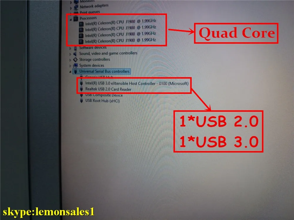 Quad and USB