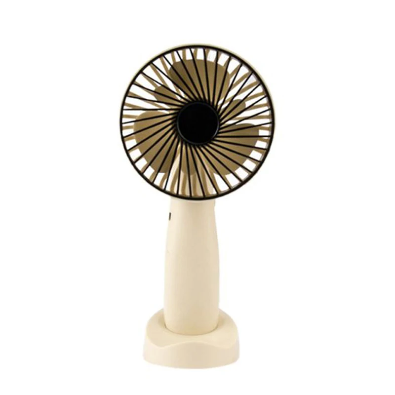

Mini Portable Hanging Usb Charging Fan Rotating Handheld Desktop Cooling Fan Cooler Mobile Phone Holder