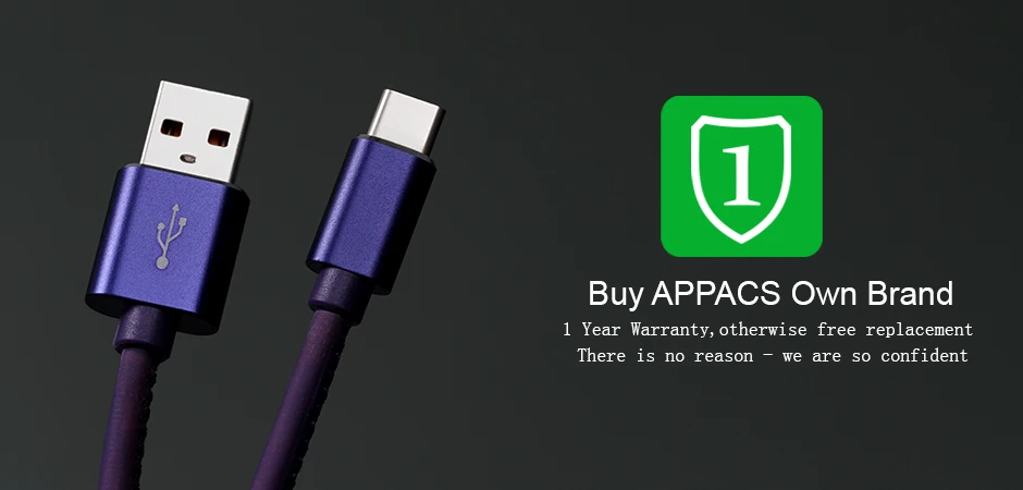 APPACS 1 м usb type-C кабель для зарядки телефона с горячим ощущением температуры зондирования Обесцвечивающий кабель для передачи данных USB-C для Xiaomi 4C huawei P9 Letv