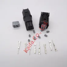 10 комплектов 4 pin 1,2 мм автоматический взодной и Электрический Водонепроницаемый соединитель проводов разъем, автодатчик содержания кислорода разъем для автомобиля, грузовика, Женский Мужской