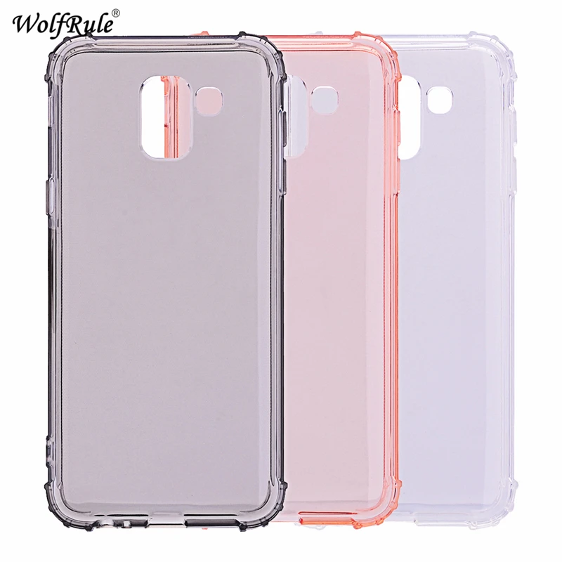 

For Silicone Case Samsung Galaxy J6 2018 Case Anti-knock Soft TPU Transparent Cover For Samsung Galaxy J6 2018 Case Shell J600FN