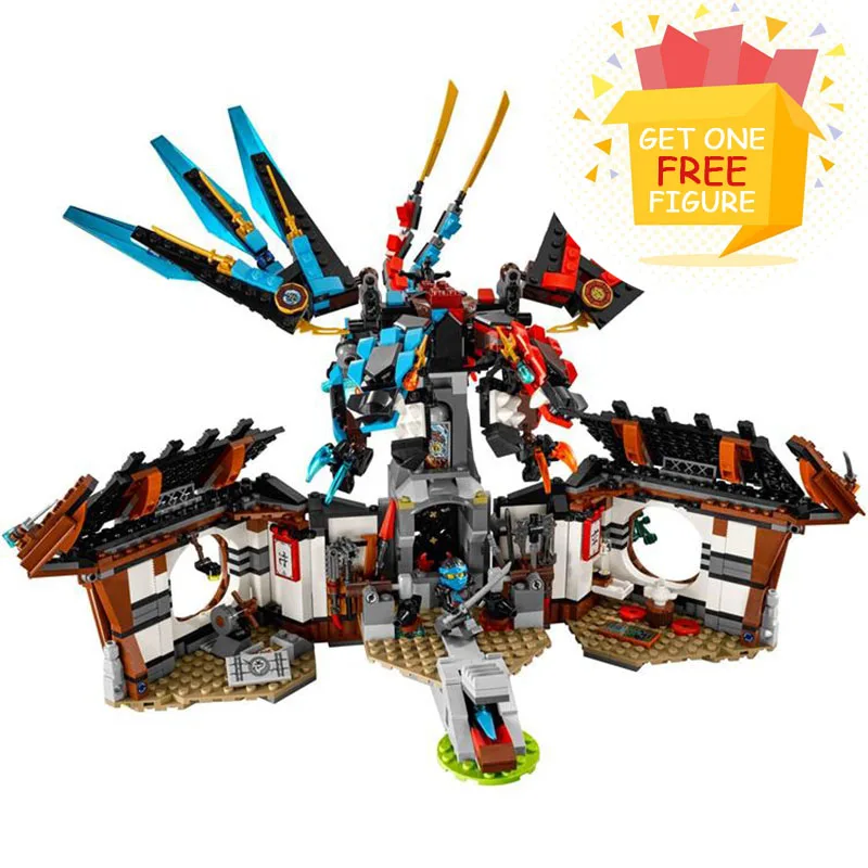 

Bela Pogo Compatible Legoe Ninjagoe Thunder Swordsman Dragon's Forge Building Blocks Bricks Compatible With toys for