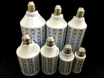 

30pcs/lot 12v-60v 7w 10w 15w 18w 25w E27 B22 12v 24v 36V 48V led corn bulb smd 5730 LED corn light warm/cool white free shipping