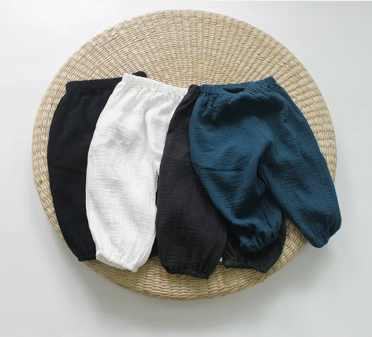 

Kids Girls Boys Pants Summer Korean Casual Children Clothings