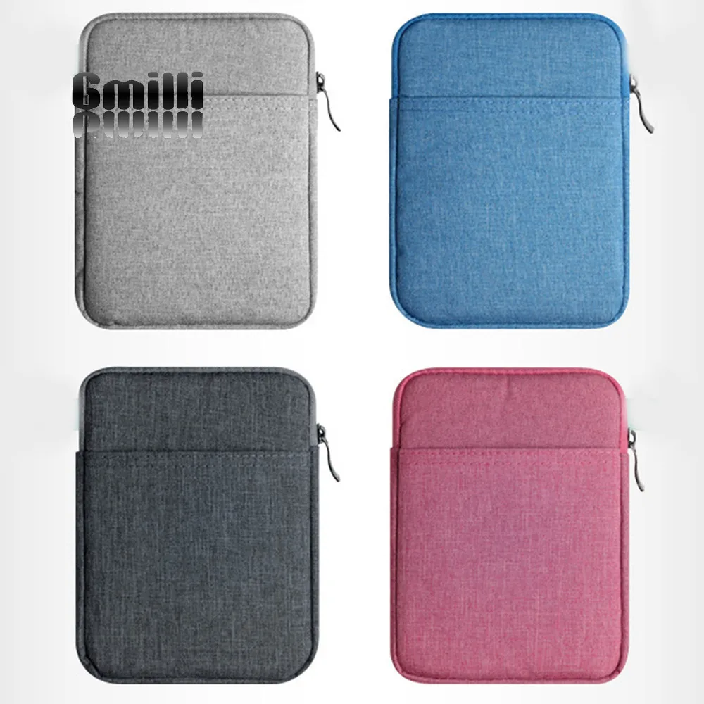 baratas Gmilli Macio Ultra fino À Prova de Choque Tablet PC Saco Manga Caso Bolsa Com Zíper capa para iPad mini 3 4 Para iPad Air Pro de 9.7 polegadas
